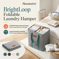Nuvexiro™ BrightLoop Foldable Laundry Hamper