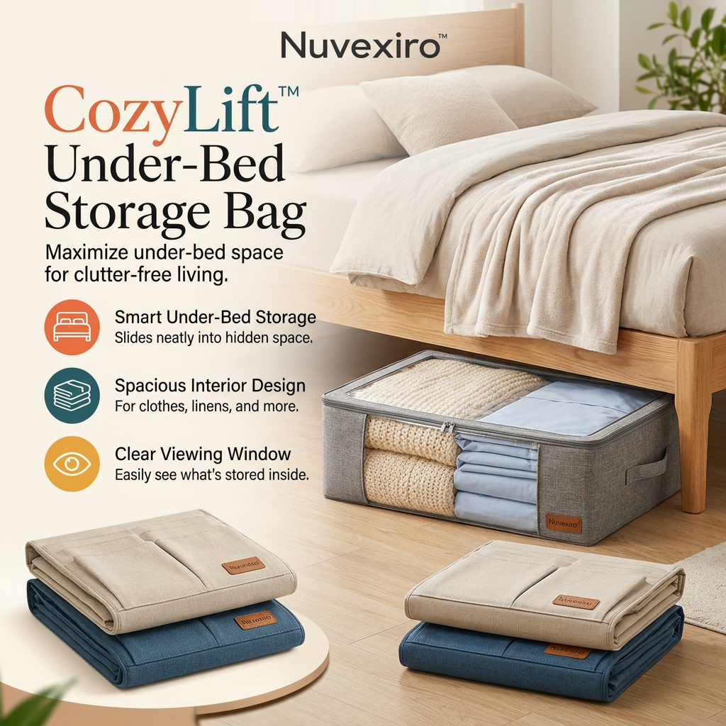 Nuvexiro™ CozyLift Under-Bed Storage Bag