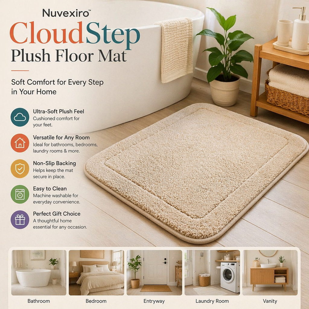 Nuvexiro™ CloudStep Plush Floor Mat